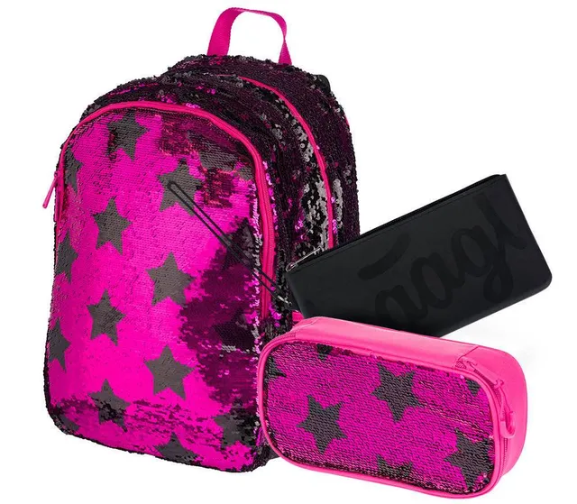 baagl-fun-stars-ensemble-scolaire-sac-dos-26-l-trousses image 1