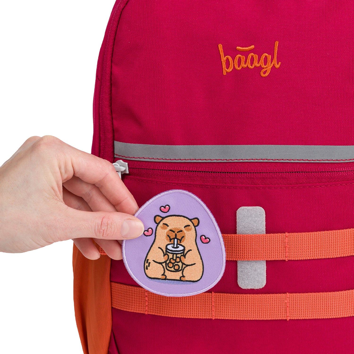 baagl-baaglies-patch-capybara-velcro-x2 image 2