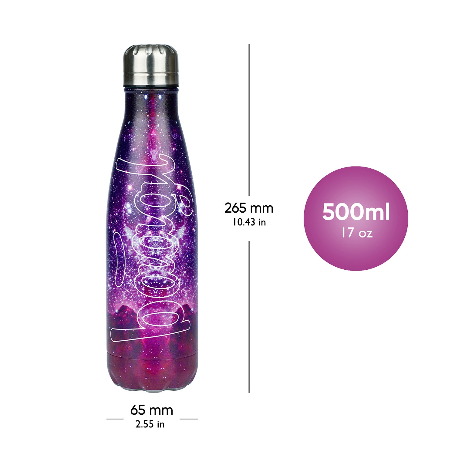 baagl-galaxy-gourde-isotherme-inox-500-ml-bouchon-m-tal image 4