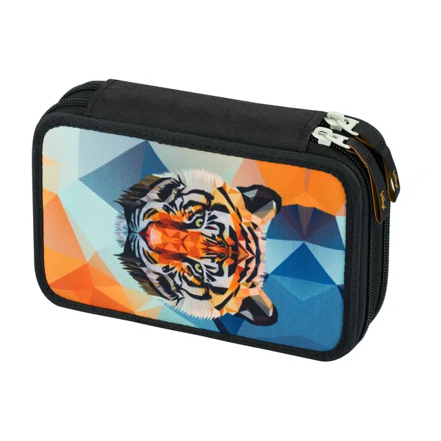 baagl-trousse-scolaire-tiger-tigre-2-compartiments-vide image 1
