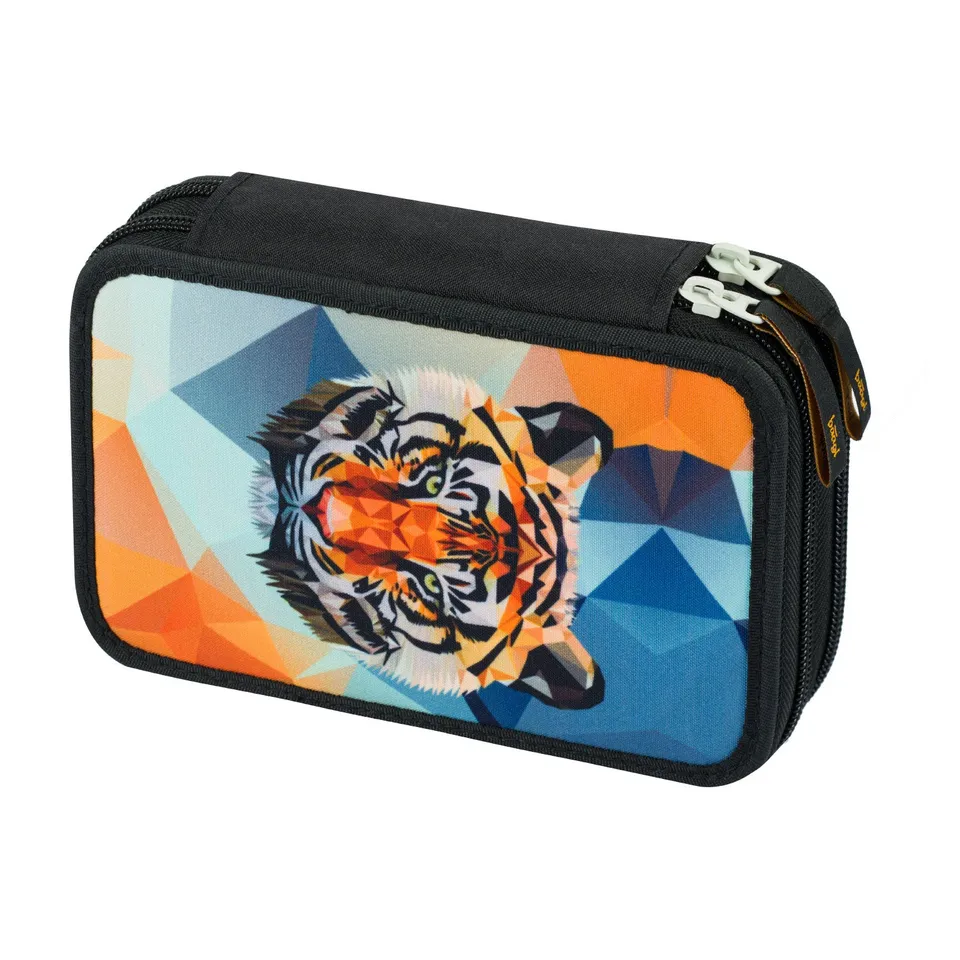 baagl-trousse-scolaire-tiger-tigre-2-compartiments-vide image 1