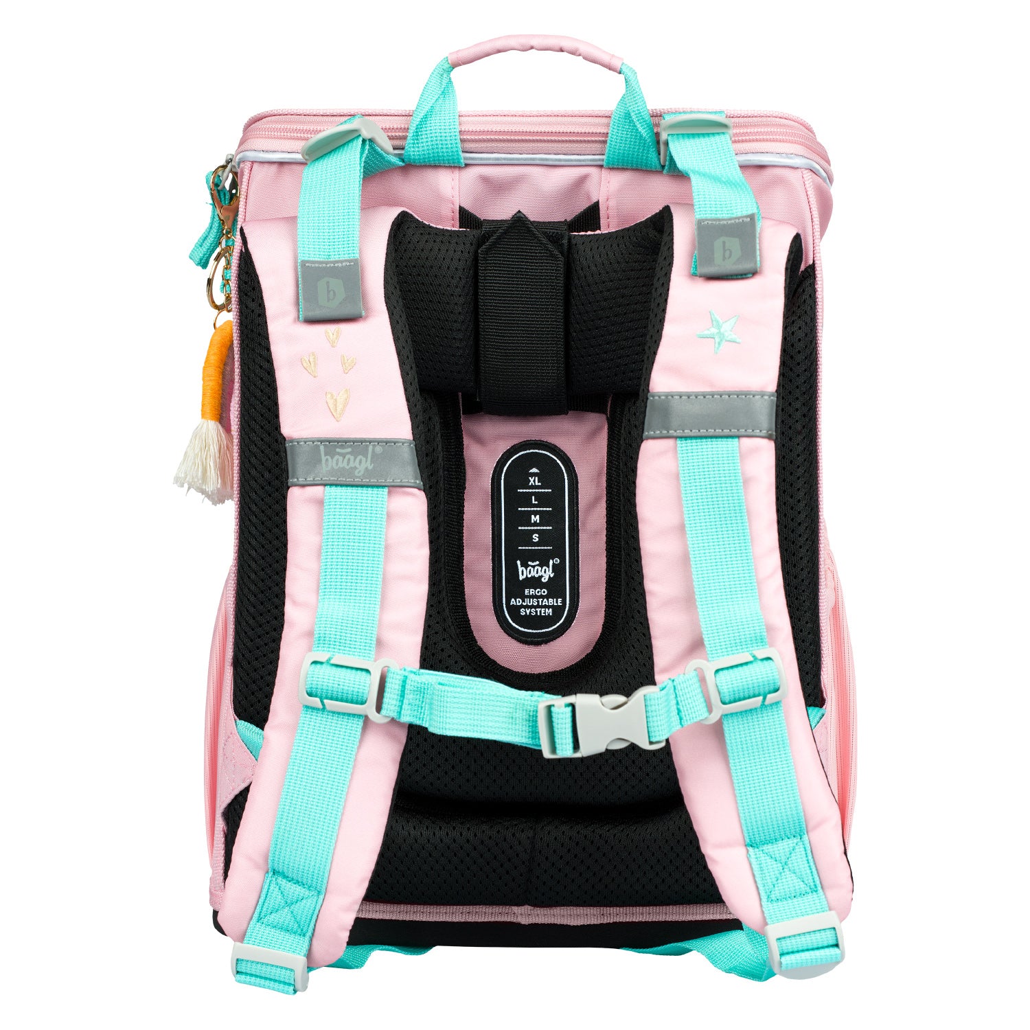 baagl-zippy-pink-rainbow-cartable-fille-18-l-ergonomique image 4