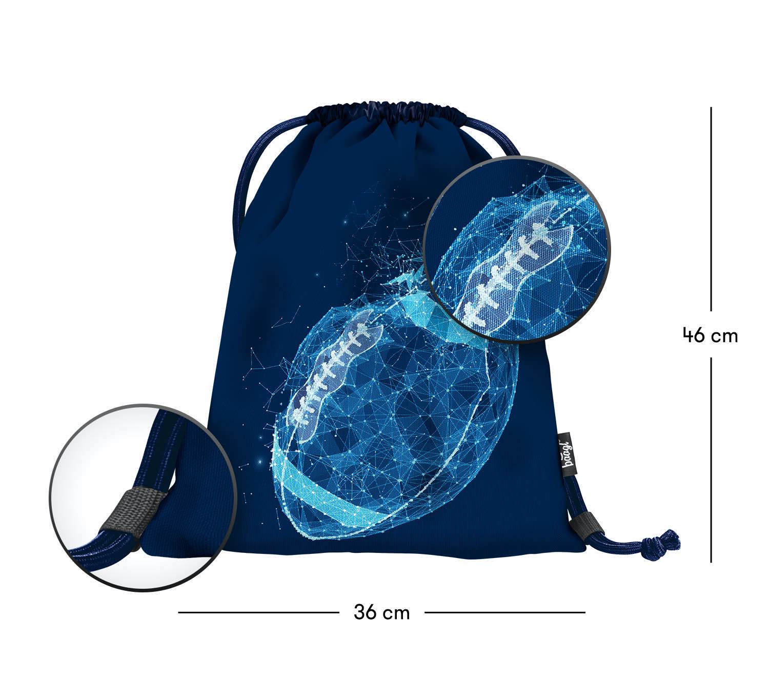 baagl-gym-sacks-sac-gym-us-football-lavable-cordons image 3