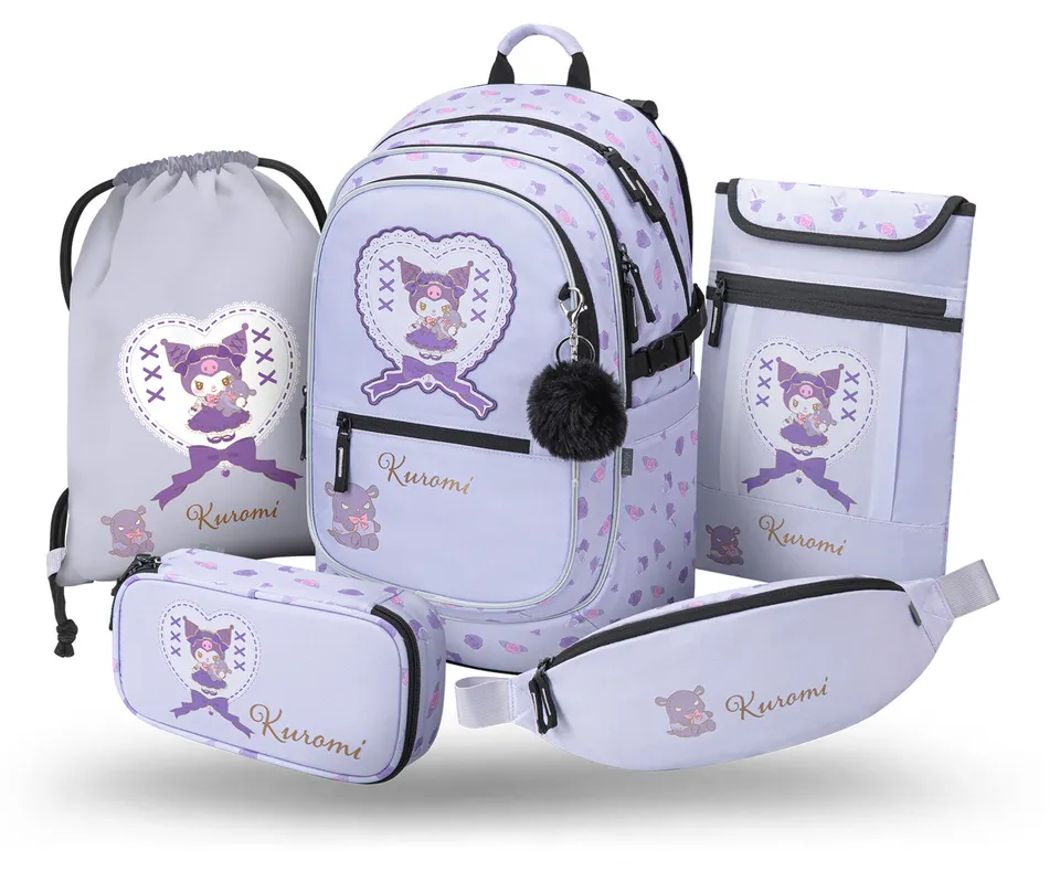 baagl-core-kuromi-sweet-one-iii-set-scolaire-3-pi-ces image 1