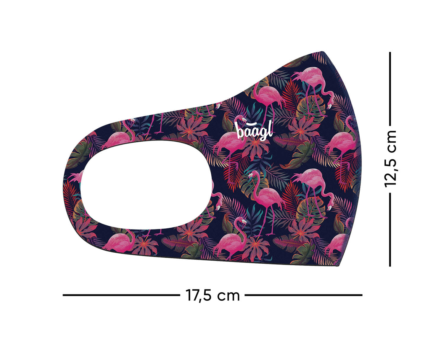 baagl-flamingo-masque-tissu-adulte-antibact-rien-flamant-rose image 2
