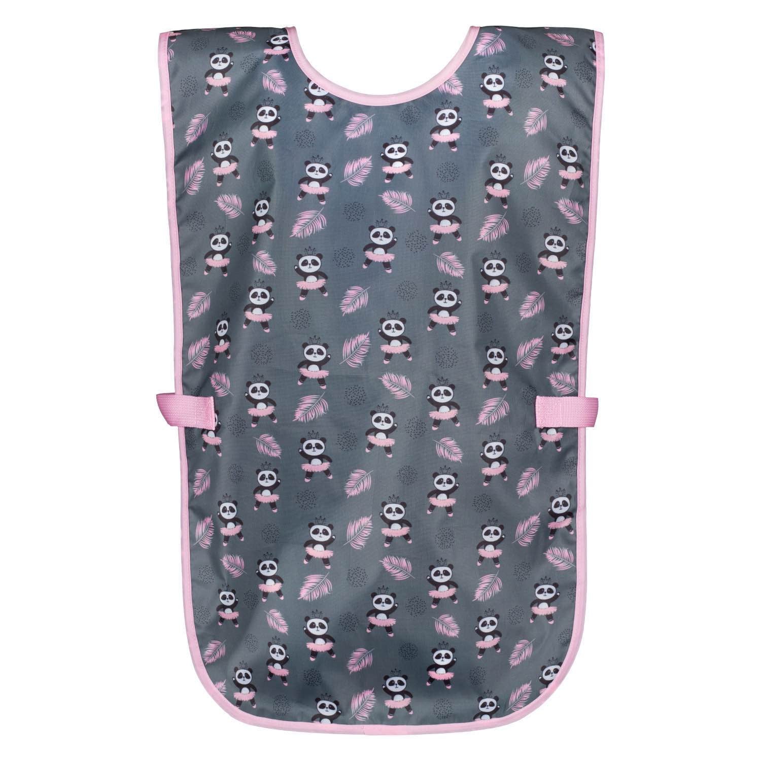 baagl-panda-tablier-enfant-peinture-2-poches-lavable image 2