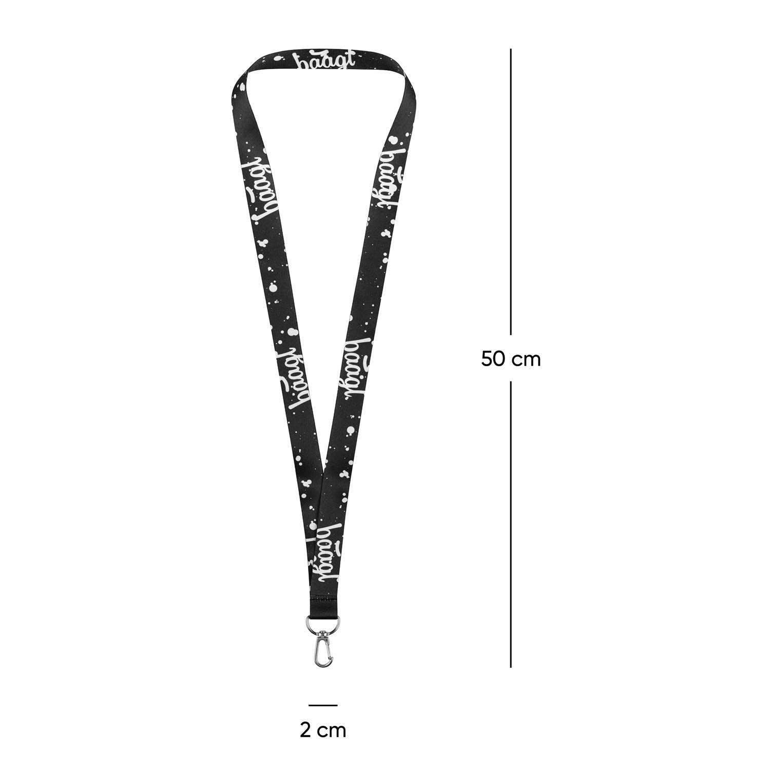 baagl-universe-lanyard-porte-cl-s-long-nylon-noir-logo image 2
