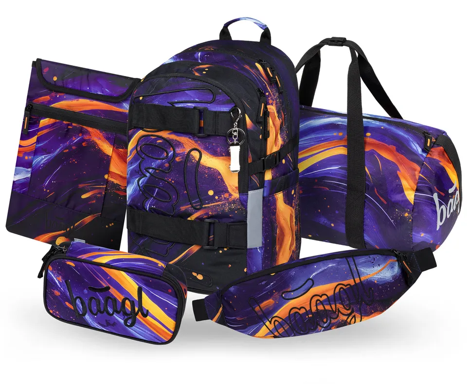 baagl-skate-vibe-ii-ensemble-scolaire-3-pcs-sac-skateboard-recycl image 1