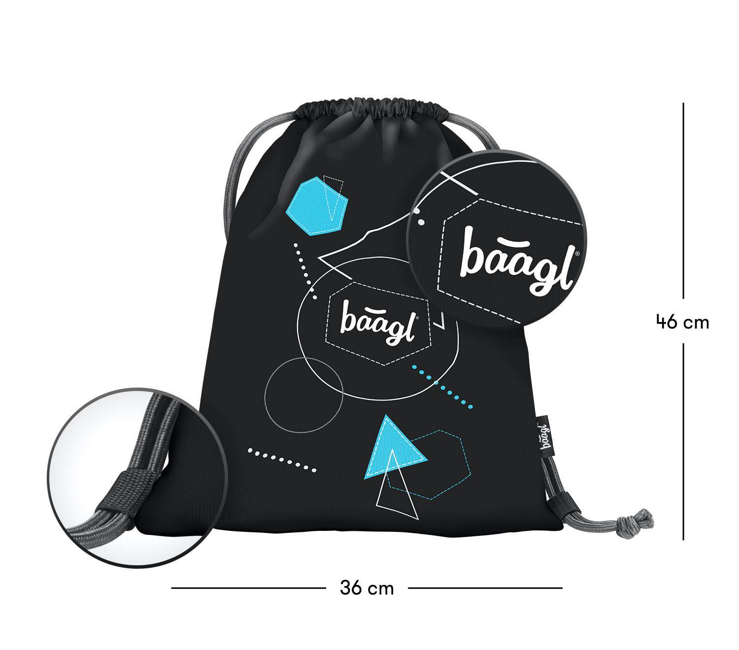 baagl-logo-black-sac-sport-gym-sack-noir image 3