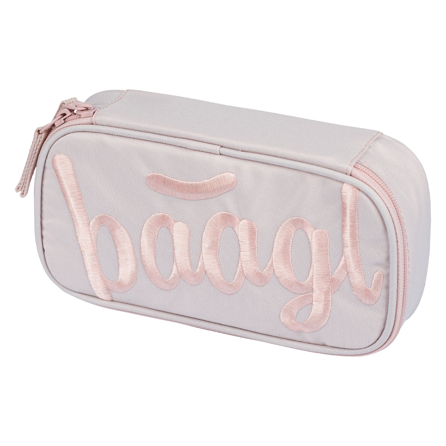 baagl-school-creamy-trousse-scolaire-beige-mati-re-recycl-e image 1