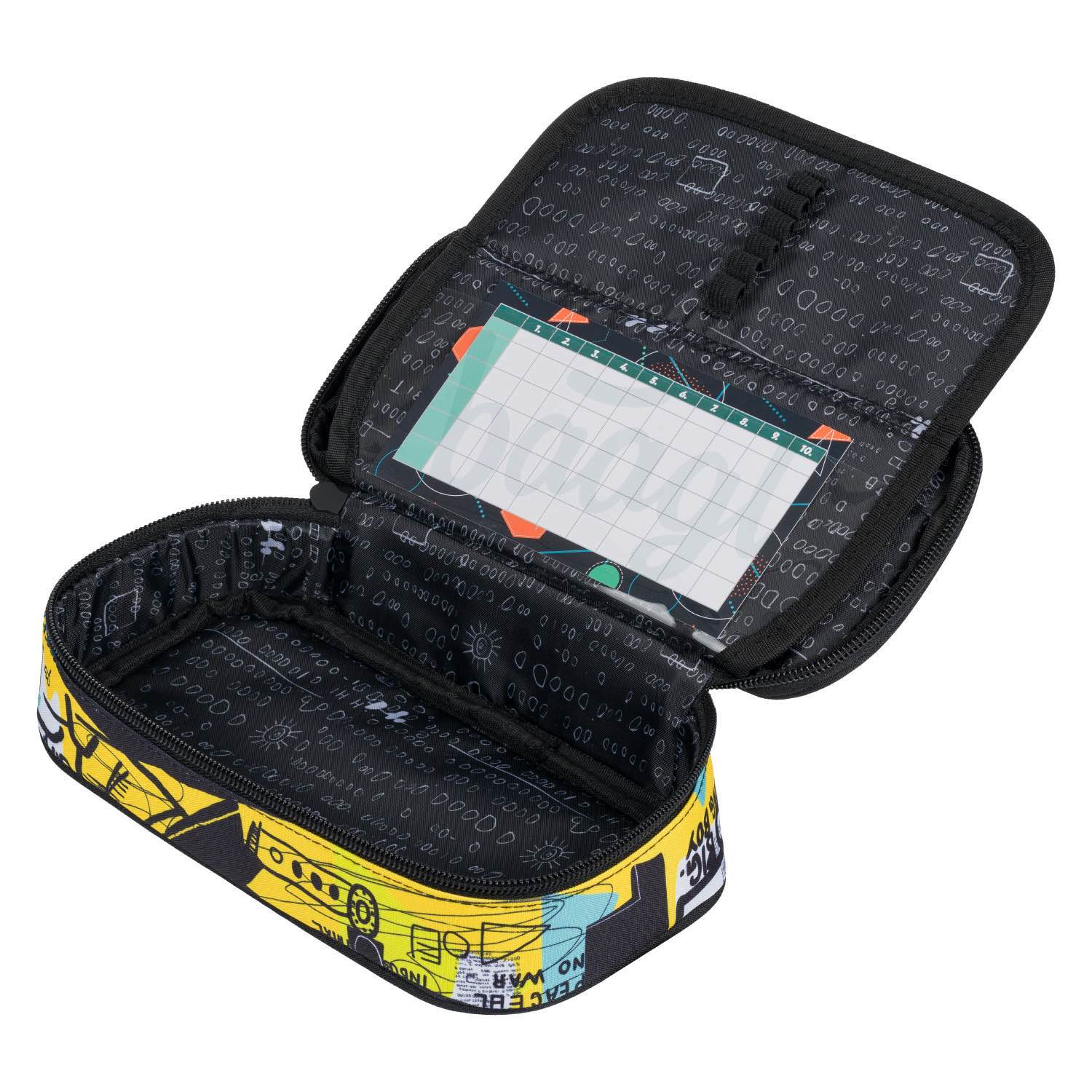 baagl-skate-street-art-trousse-scolaire-rigide-vide image 2