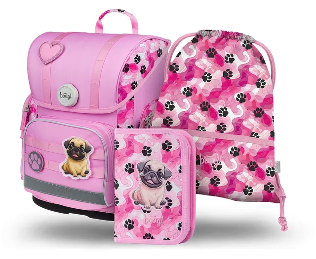 baagl-school-sets-ergo-paws-cartable-fille-cp image 1
