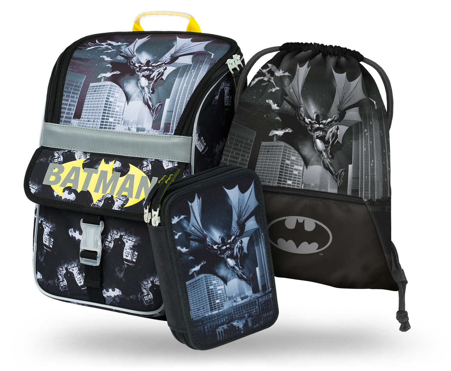 baagl-zippy-cartable-batman-dark-city-set-3-pi-ces-gar-on image 1