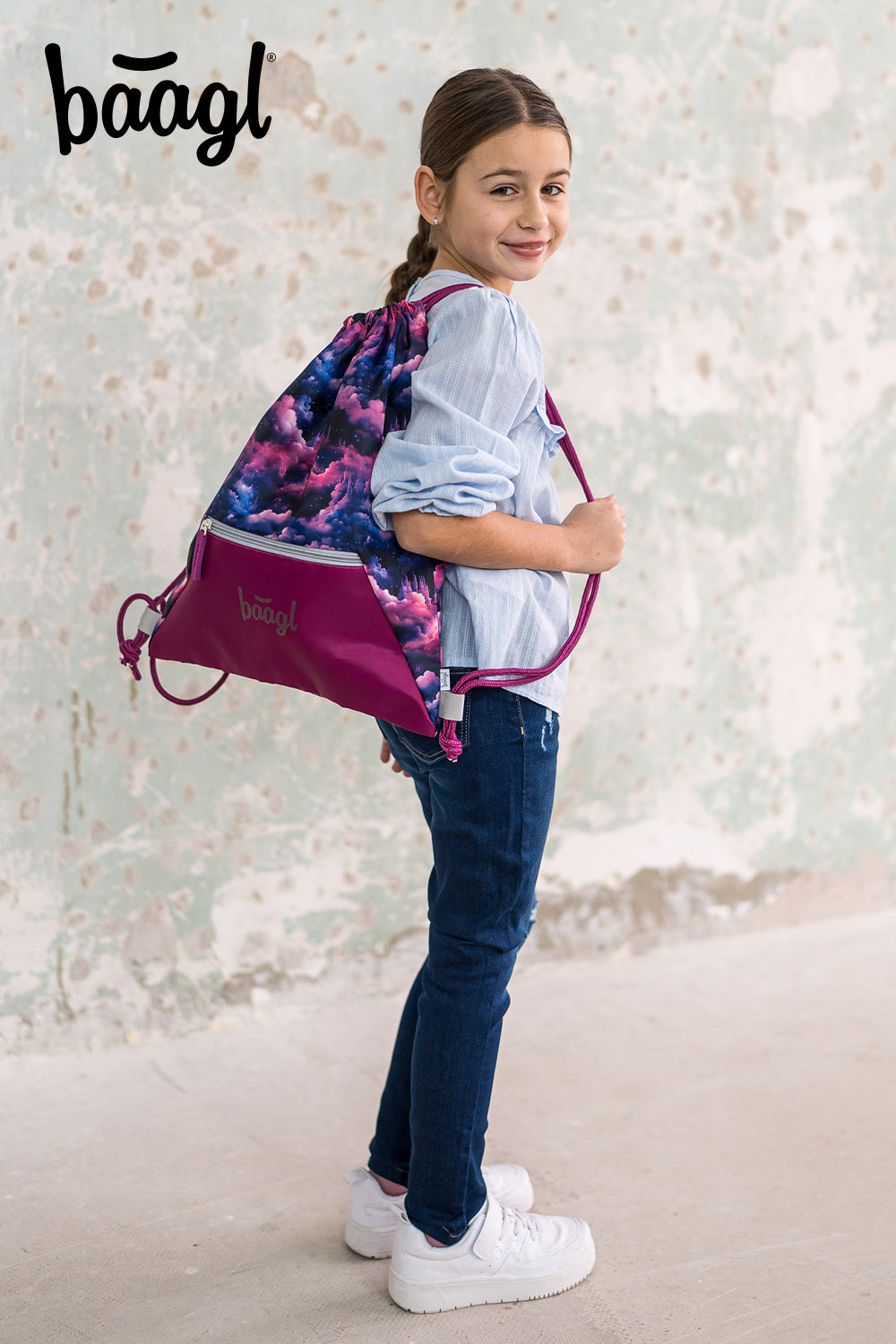 baagl-royal-unicorn-sac-gym-poche-zipp-e-mousqueton image 4