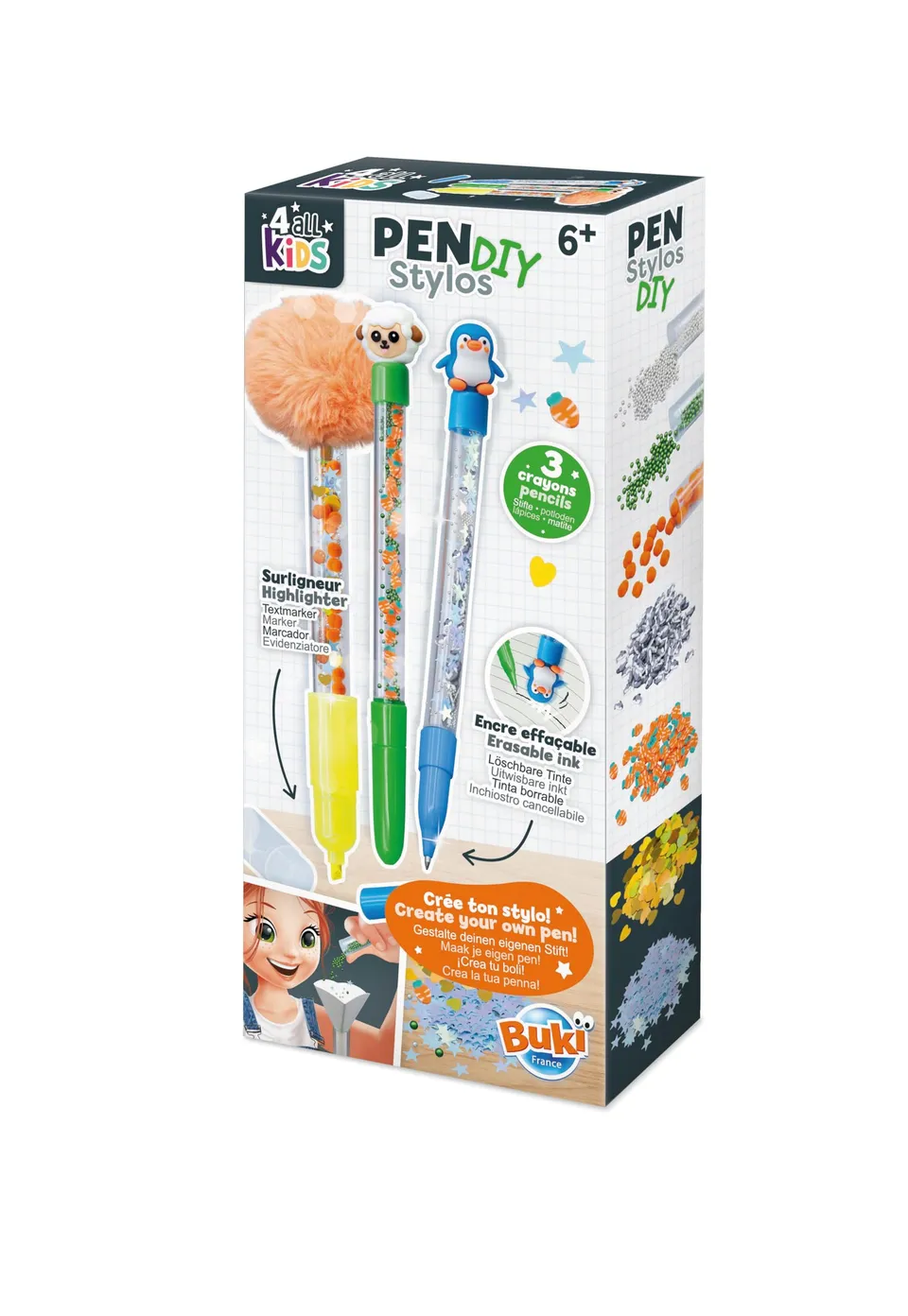 buki-fk009-animaux-recharge-stylos-effa-ables image 1