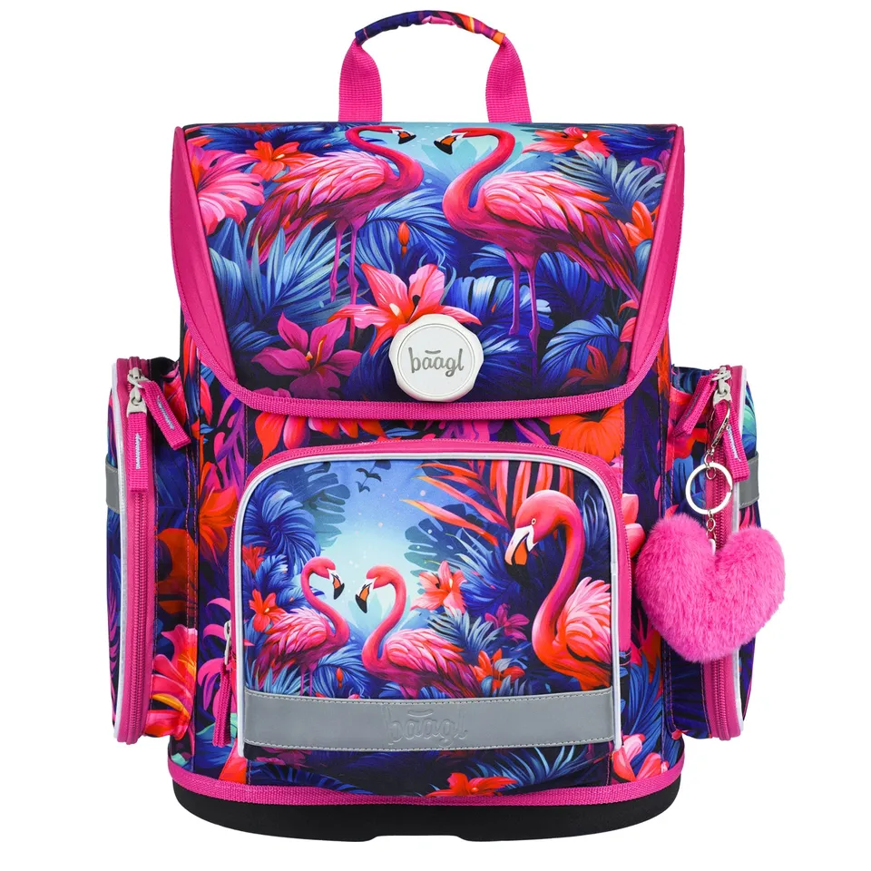 baagl-ergo-flamingos-cartable-19-l-fille image 1