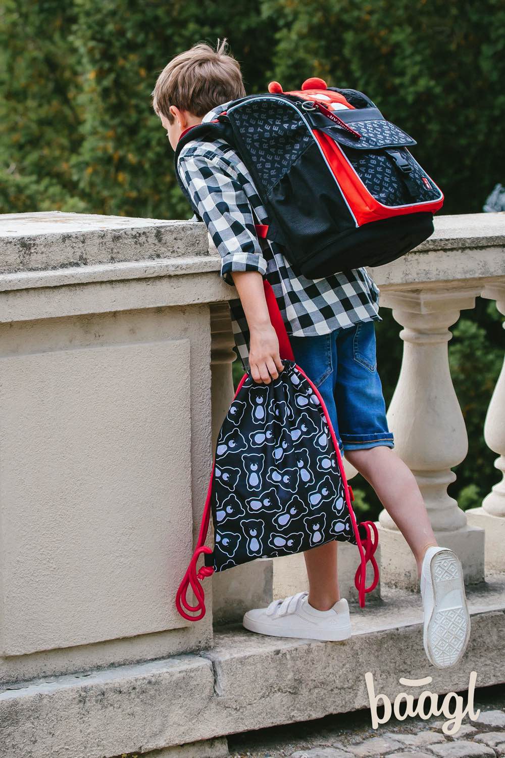 baagl-teribear-sac-gym-noir-enfant-sport image 4