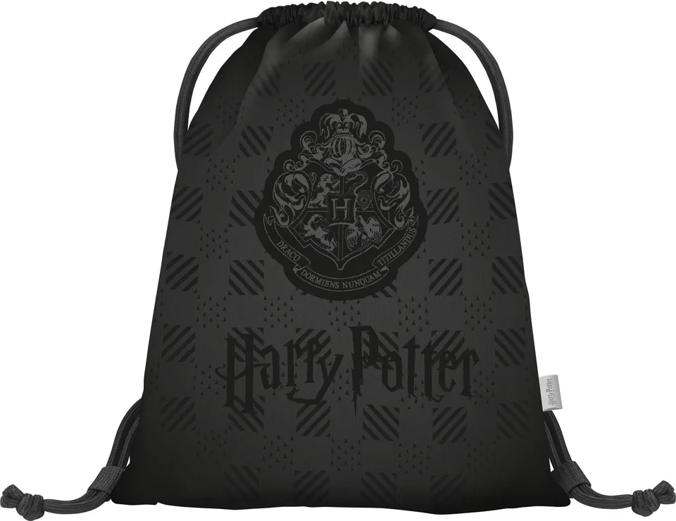 baagl-harry-potter-sac-gym-poudlard-noir-recycl-lavable image 1