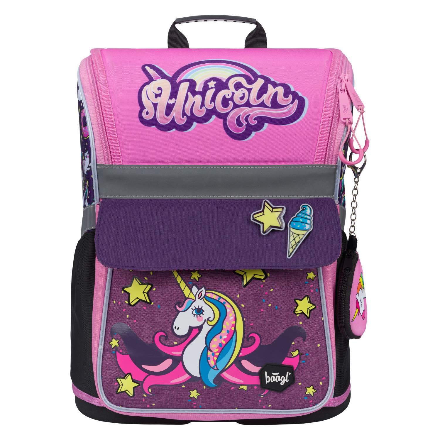 baagl-zippy-unicorn-cartable-fille-licorne-18-l image 1