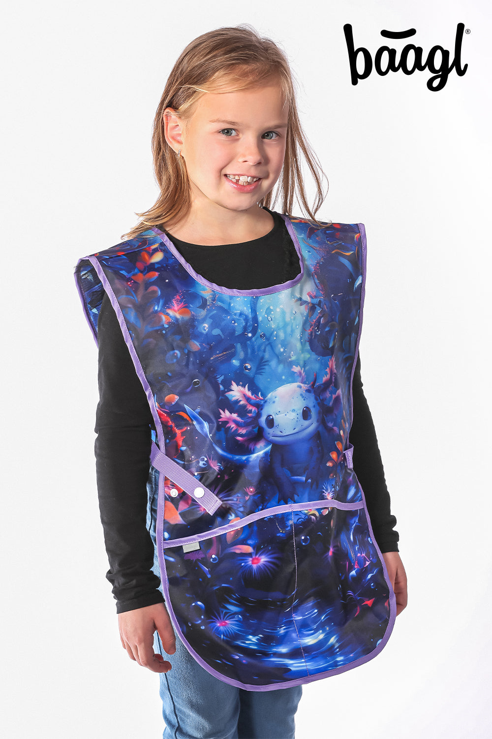 baagl-axolotl-tablier-enfant-peinture-poches image 5