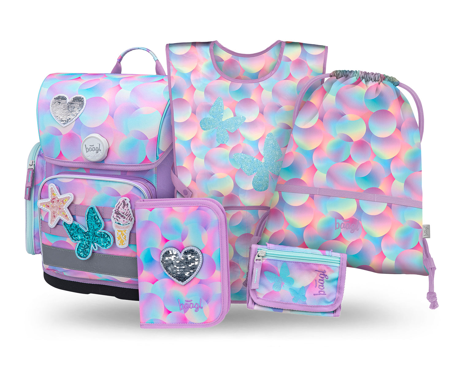 baagl-ergo-candy-ii-kit-scolaire-cartable-19l-fille image 1