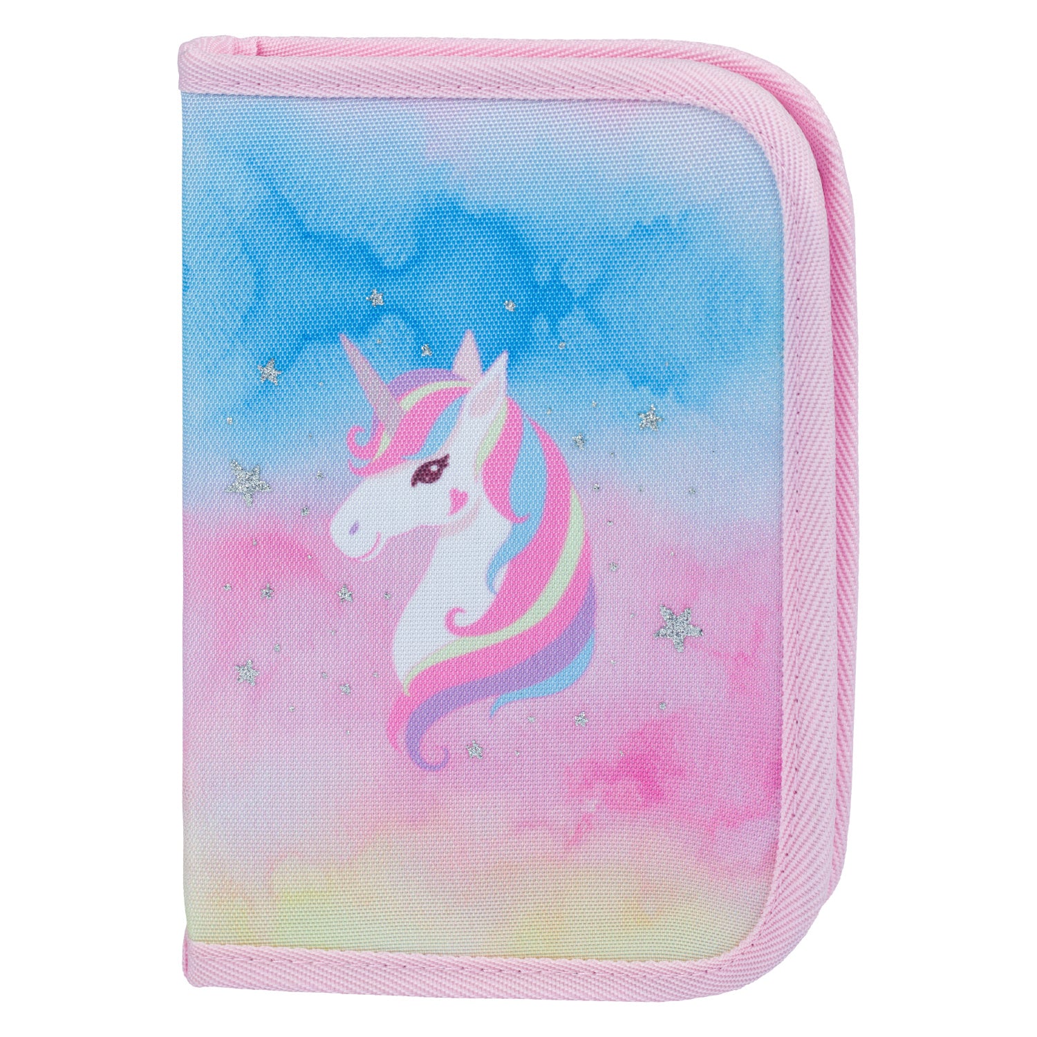 baagl-rainbow-unicorn-trousse-crayons-1-compartiment image 1