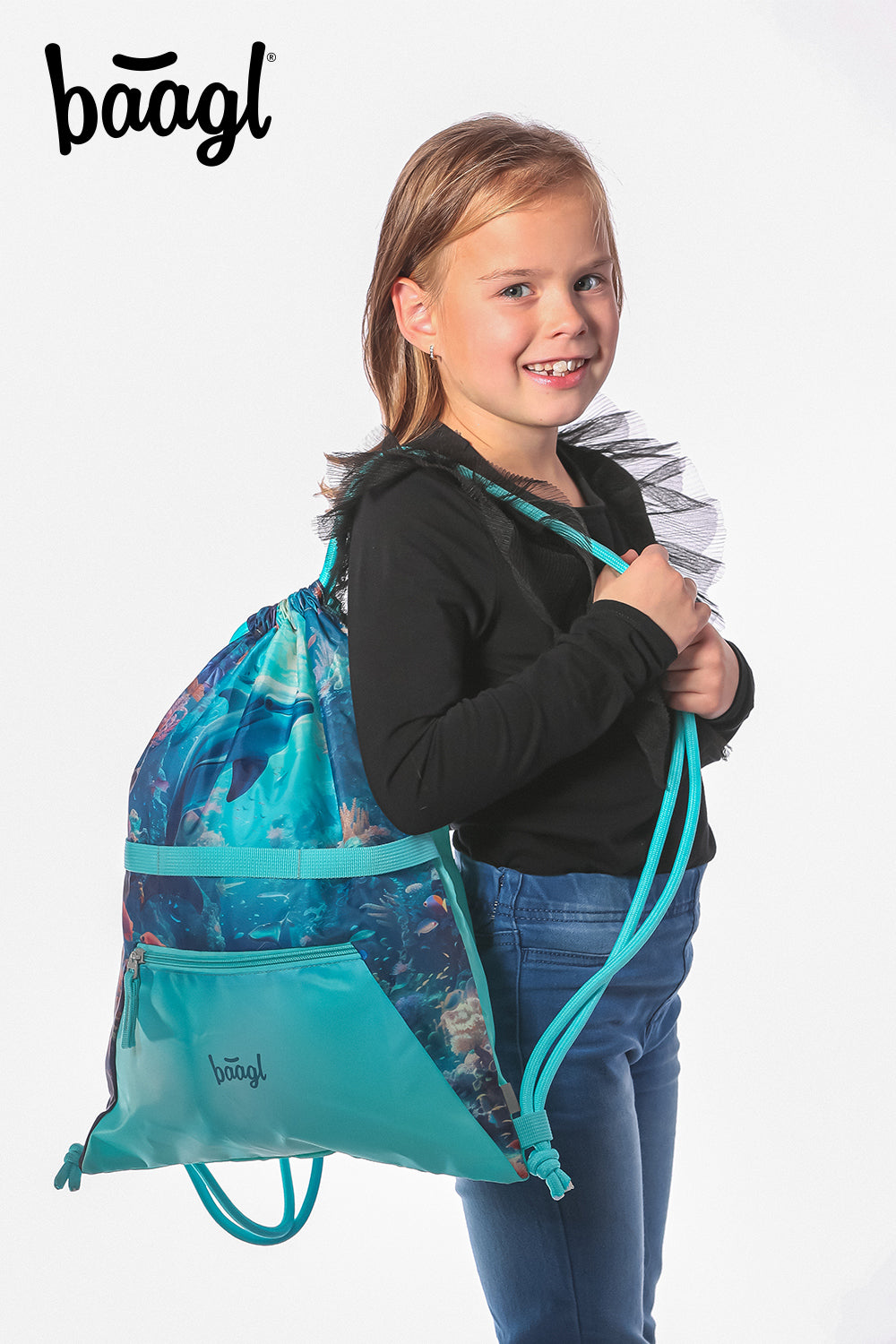 baagl-dolphin-sac-de-sport-enfant-poche-zipp-e image 5