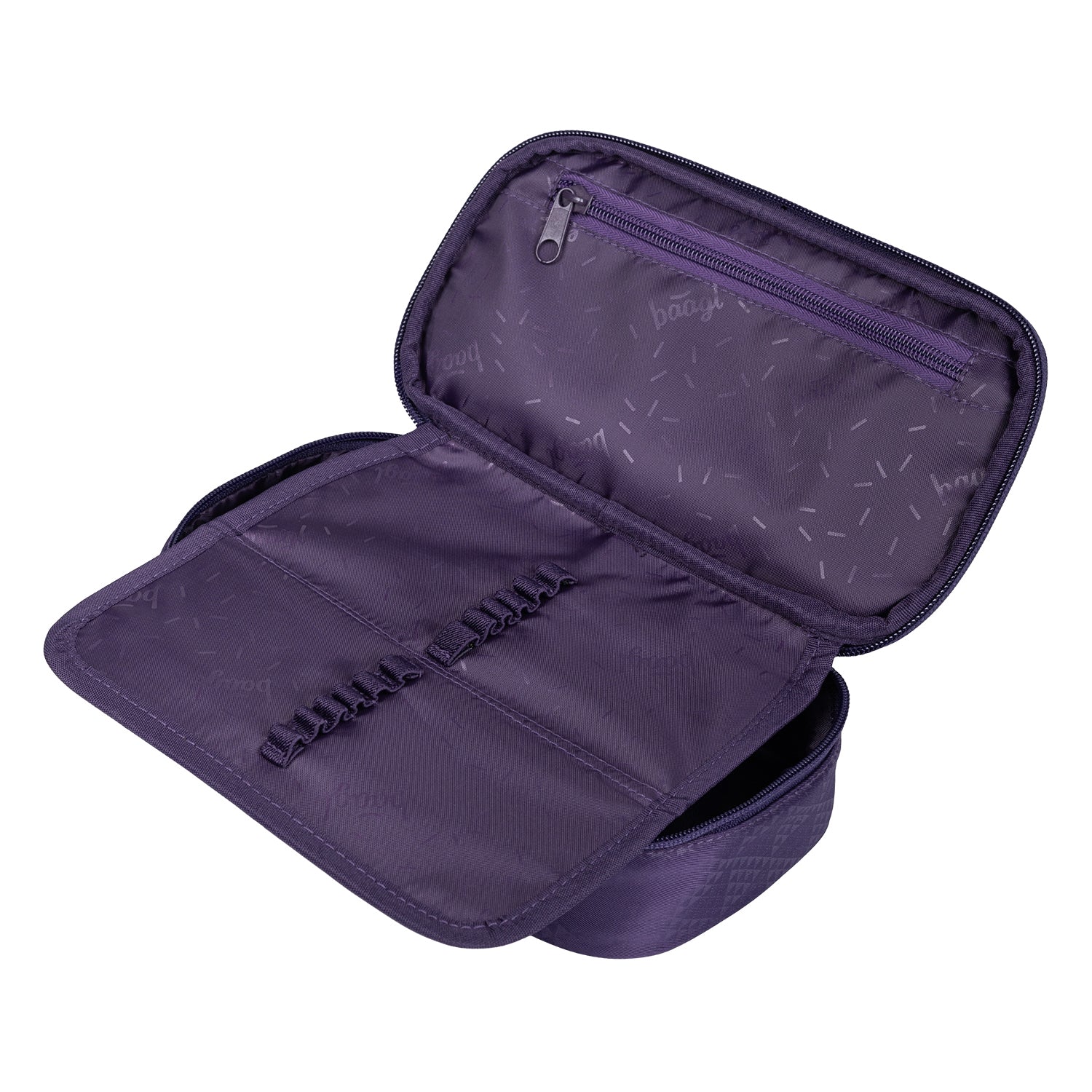 baagl-school-pencil-pouches-trousse-plum-rigide image 3