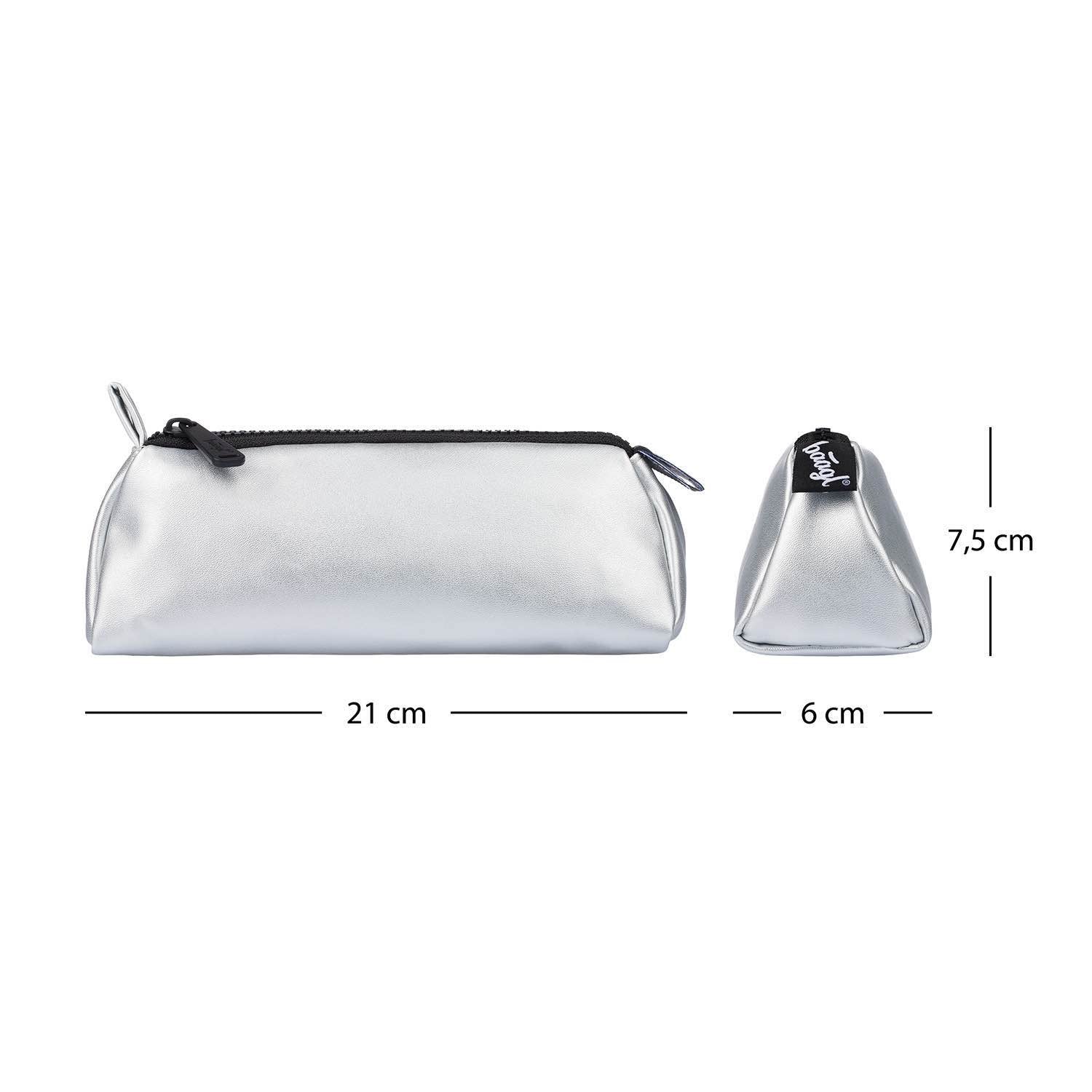 baagl-silver-trousse-tui-basique-argent image 4