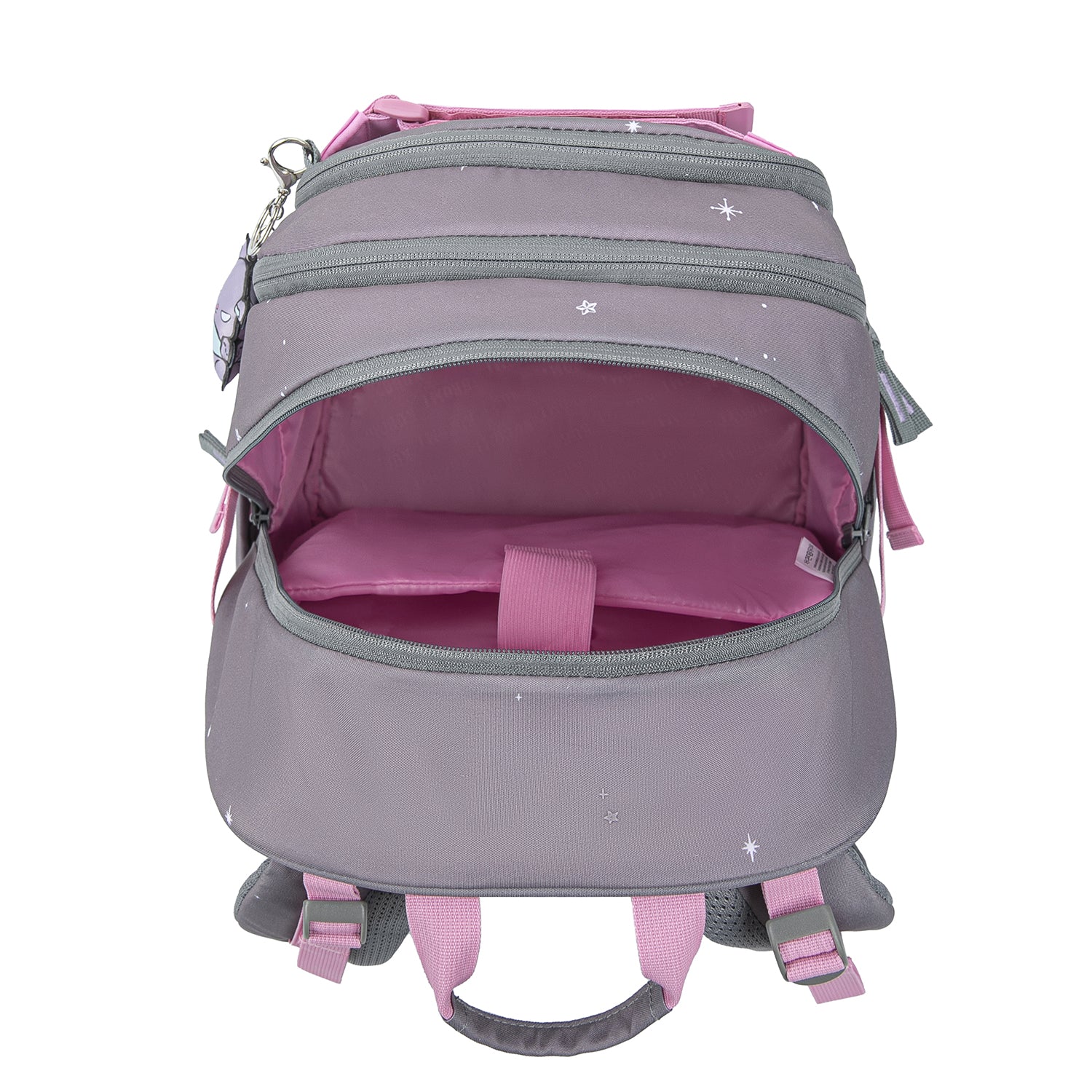 baagl-skate-kuromi-grey-ii-set-scolaire-sac-trousse-gris image 5
