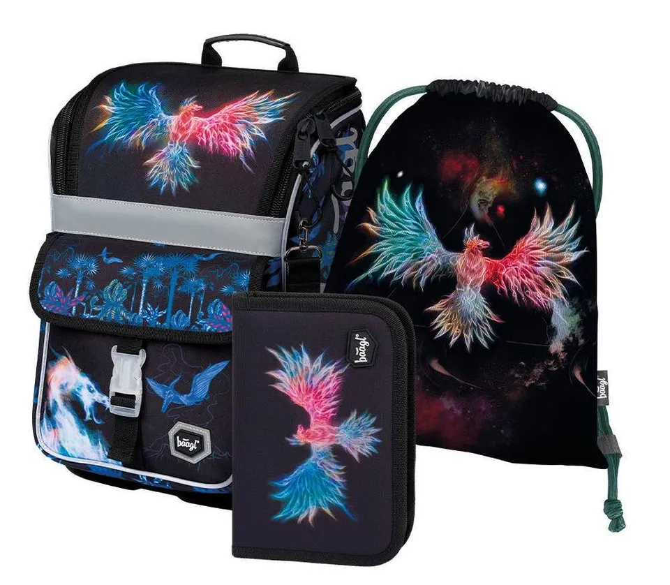 baagl-zippy-phoenix-ensemble-scolaire-cartable-18-l image 1