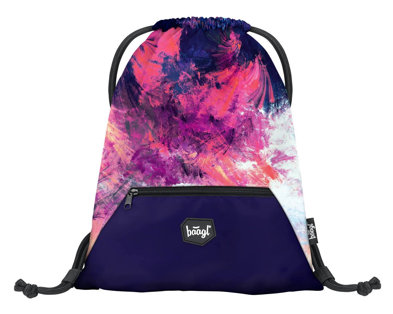 baagl-abstract-sac-gym-poche-zipp-e-lavable image 1