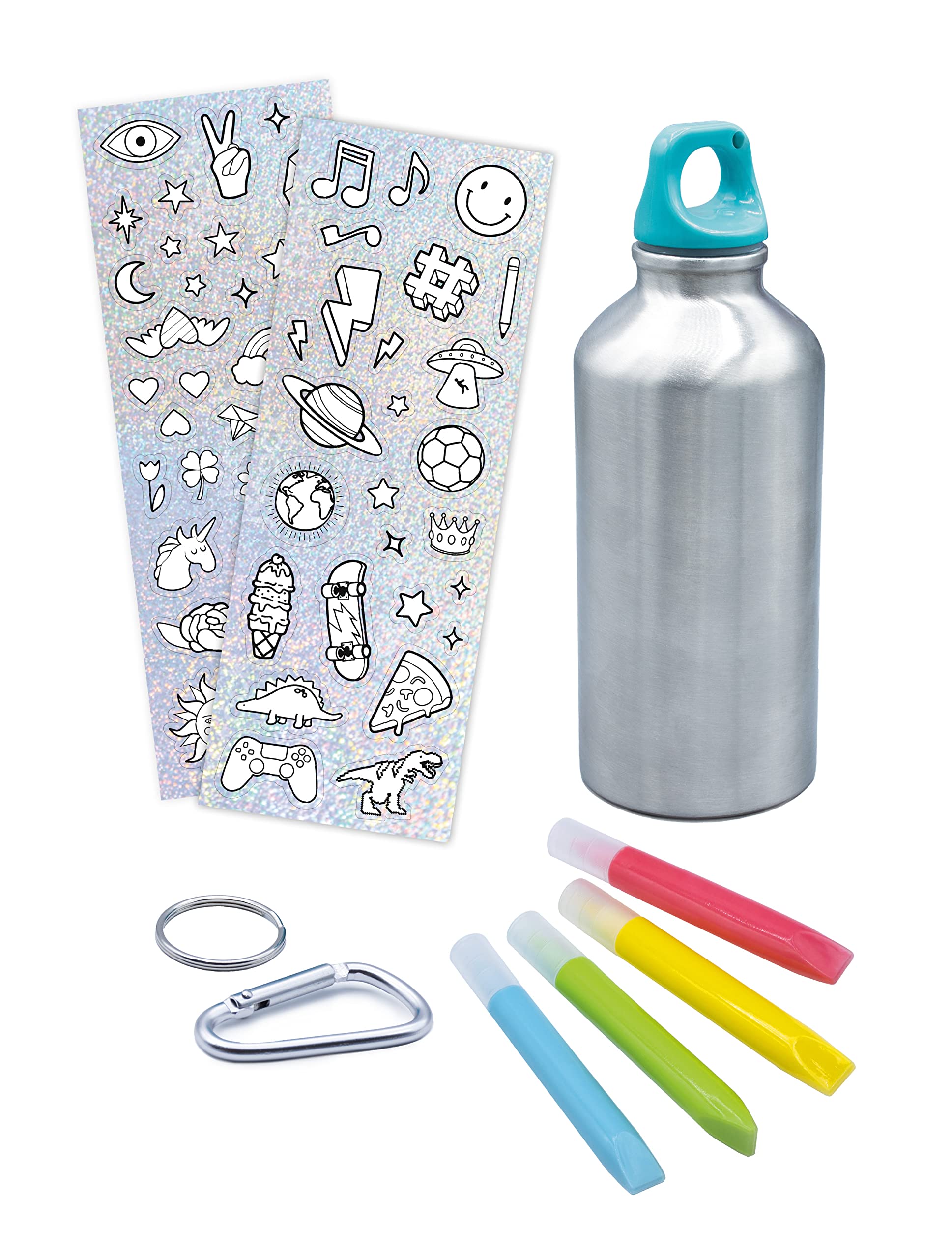 buki-fk001-gourde-diy-inox-400-ml-d-corer-stickers image 4