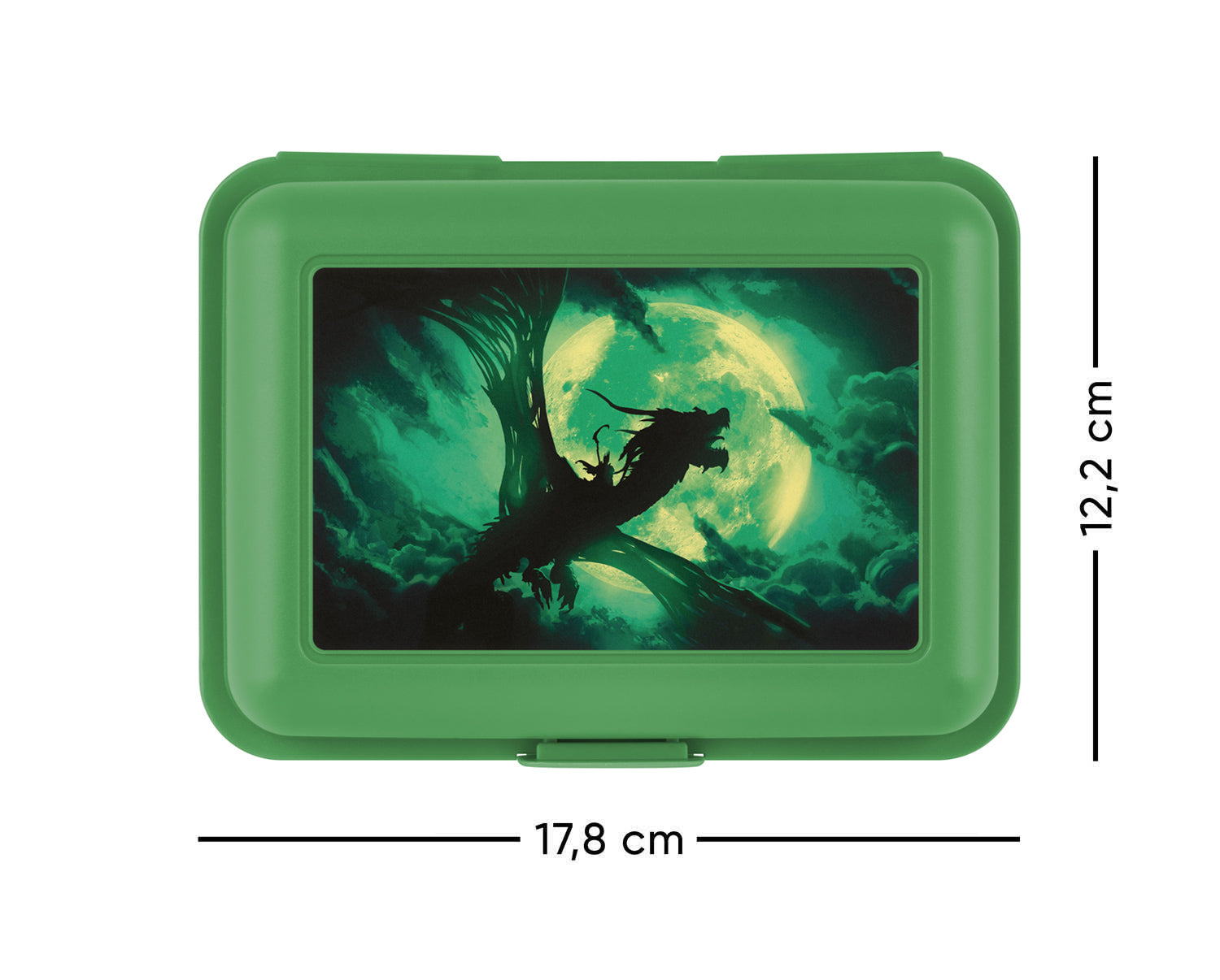 baagl-dragon-lunch-box-verte-dragon-compartiment image 2