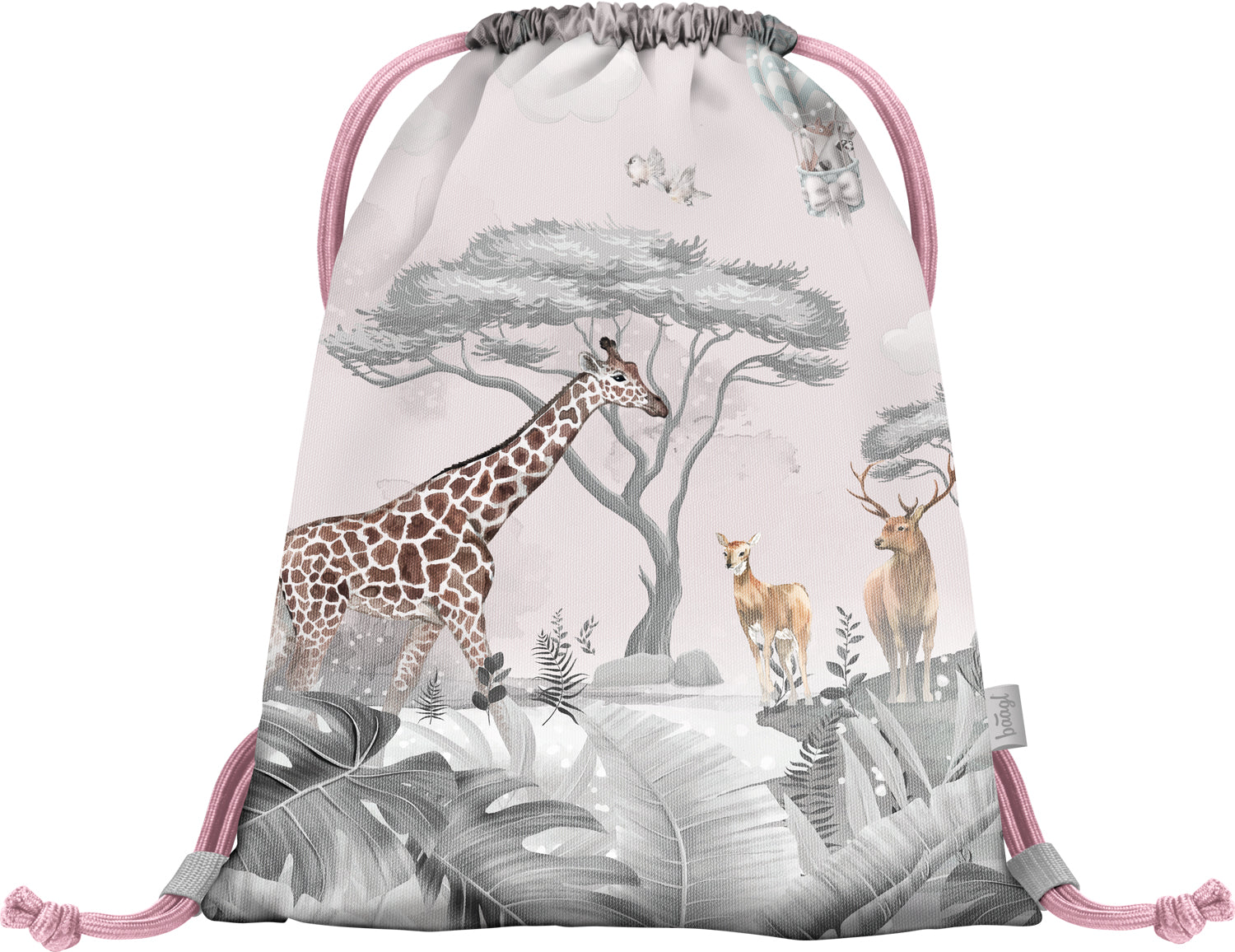 baagl-safari-sac-gym-enfant-lavable-mousqueton image 2