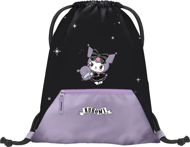baagl-sac-de-gym-kuromi-fortune-dream-poche-zipp-e image 1