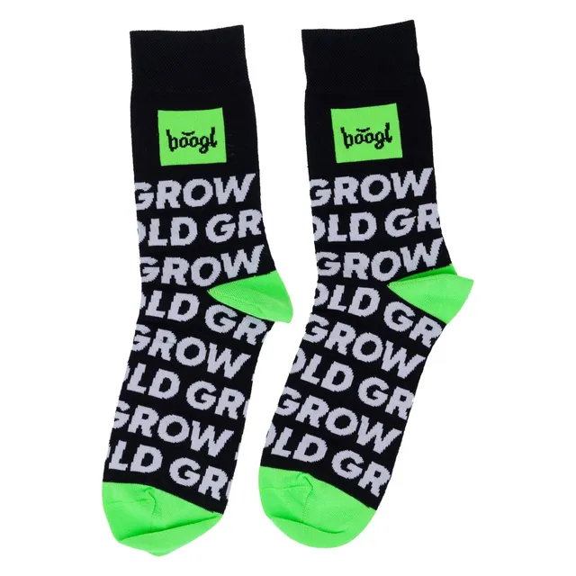 baagl-chaussettes-noires-grow-bold-adulte image 1
