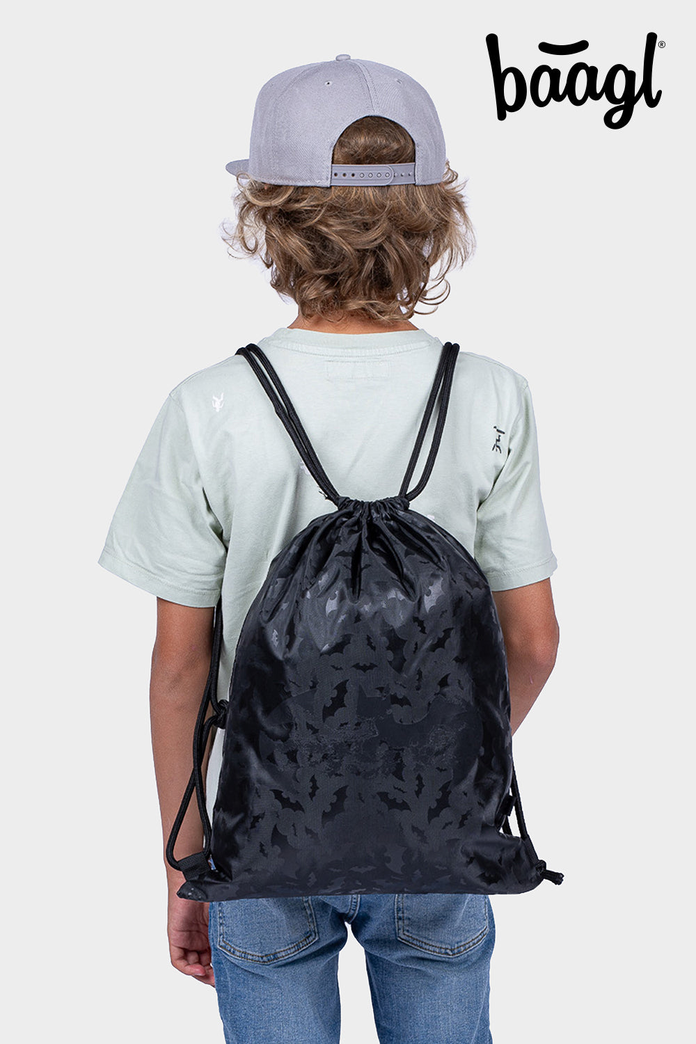 baagl-gym-sacks-batman-black-sac-de-gym-noir-recycl image 5