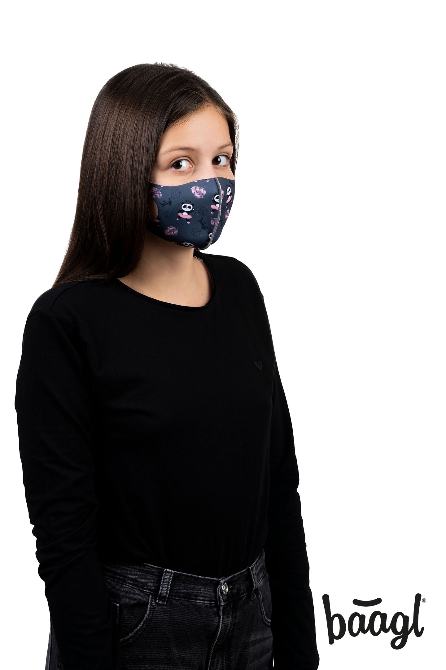 baagl-panda-masque-tissu-enfant-lavable-microfibre image 3