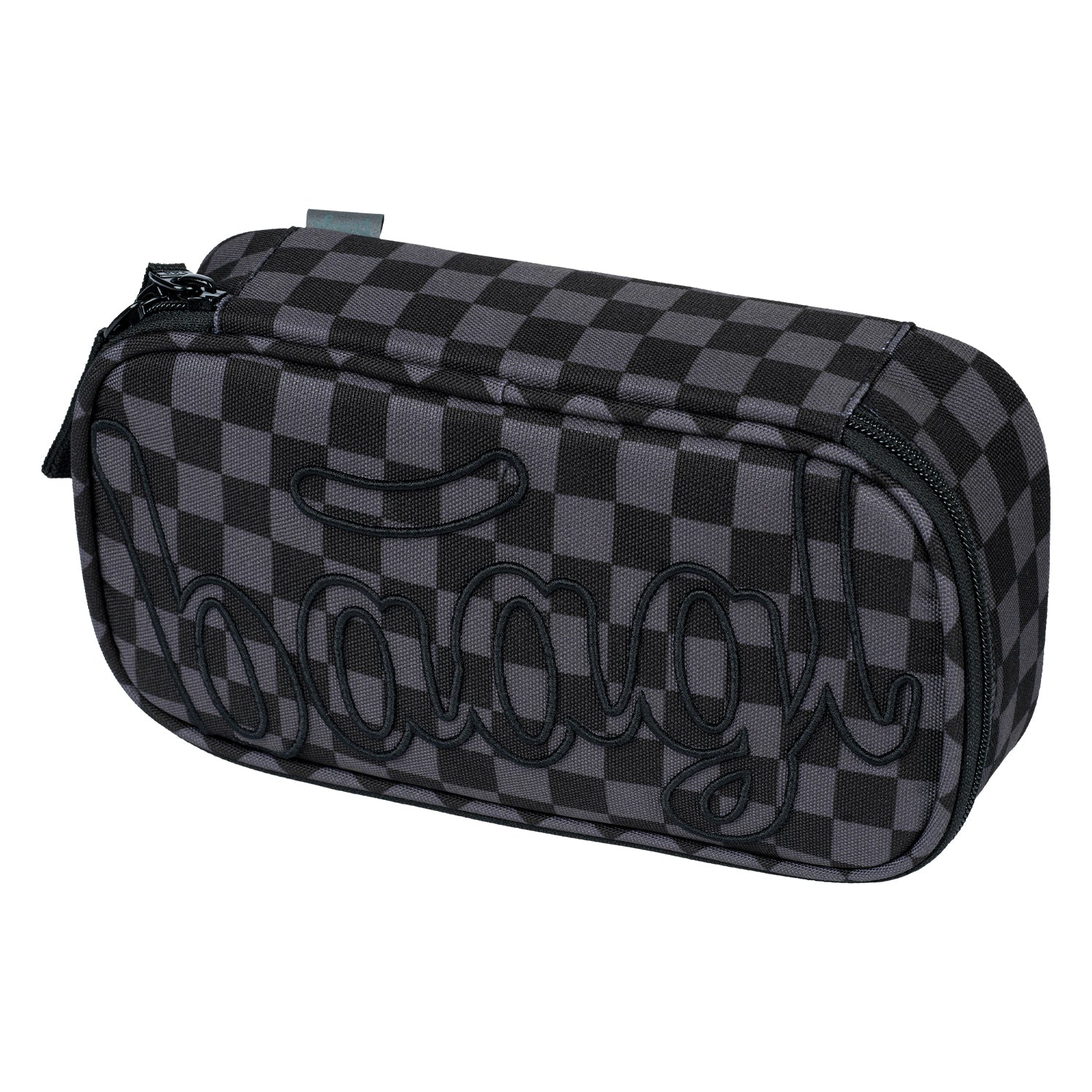 baagl-ska-grey-trousse-scolaire-grise-rigide-vide image 1