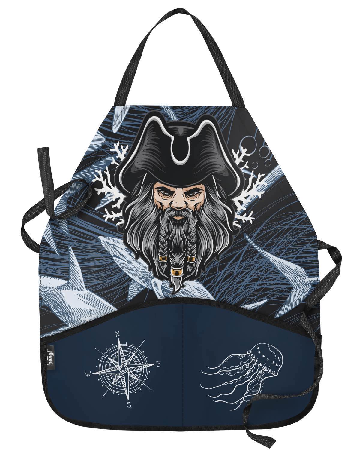 baagl-sailor-tablier-enfant-r-glable-2-poches image 1