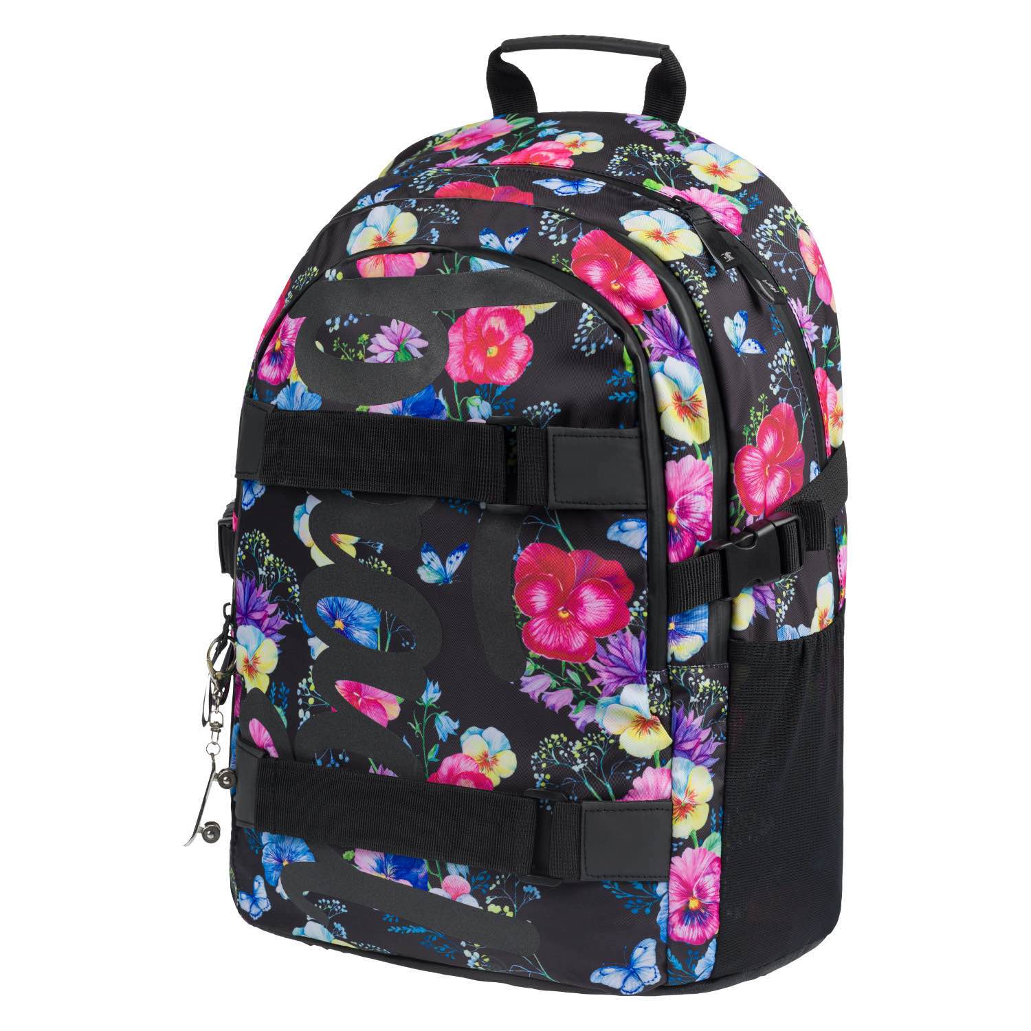 baagl-skate-flowers-sac-dos-scolaire-25-l-ergonomique image 2