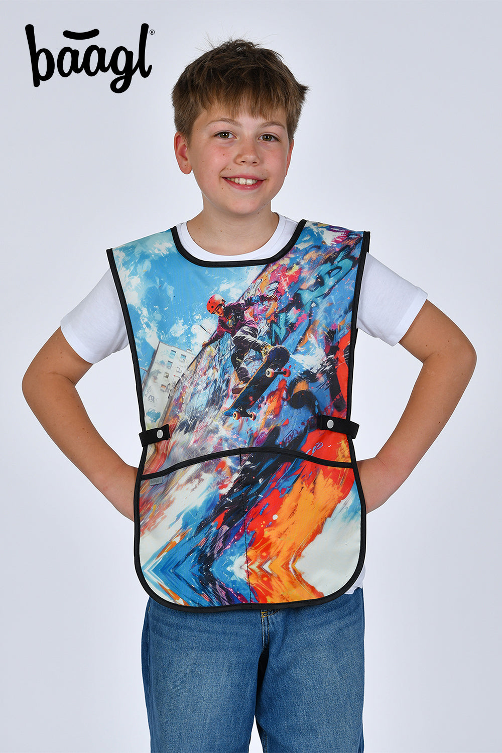 baagl-skatepark-tablier-enfant-cole-lavable-poches image 5