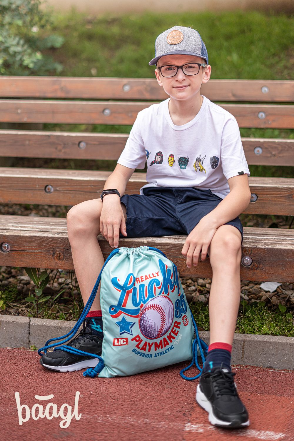 baagl-gym-sacks-baseball-sac-gym-enfant-lavable-lacets image 5