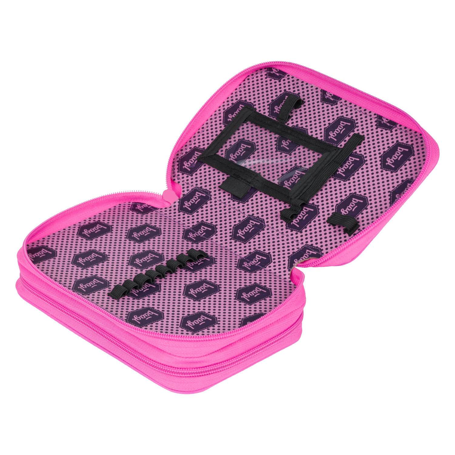 baagl-toucan-trousse-scolaire-double-compartiment-vide image 2