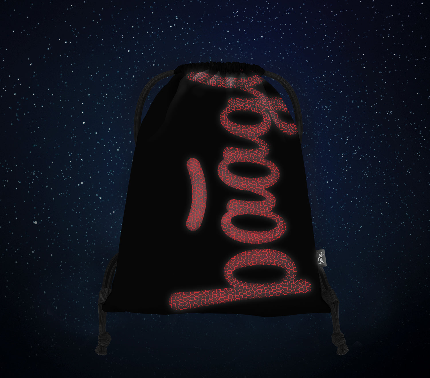 baagl-gym-sacks-sac-de-sport-rouge-lavable image 4
