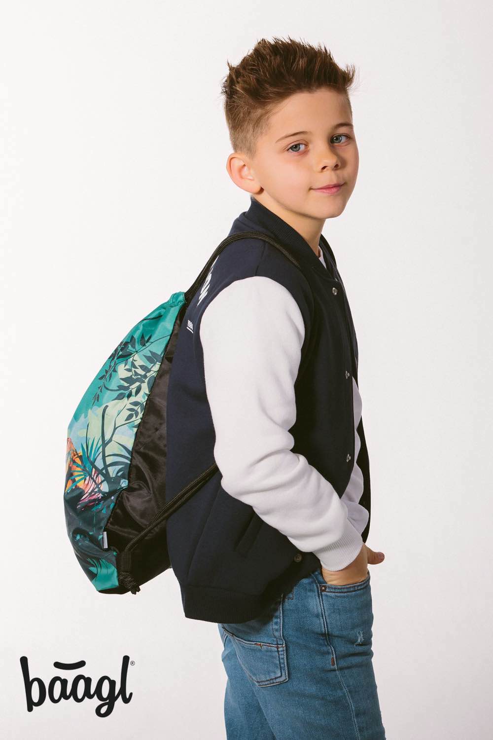 baagl-tiger-sac-de-gym-enfant-sac-sport-tigre-lavable image 4