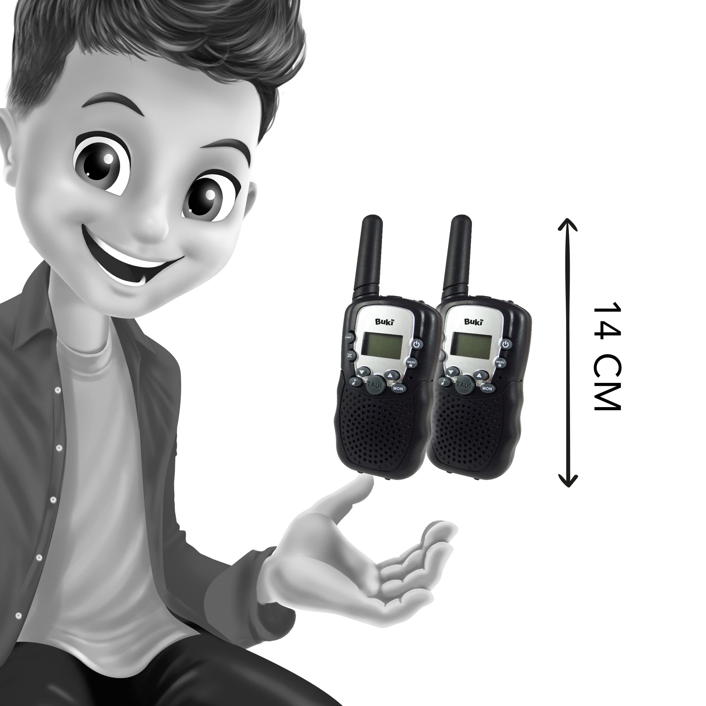 buki-tw01-talkie-walkie-enfant-3-km-8-canaux-avec-lampe-d-s-8-ans image 7