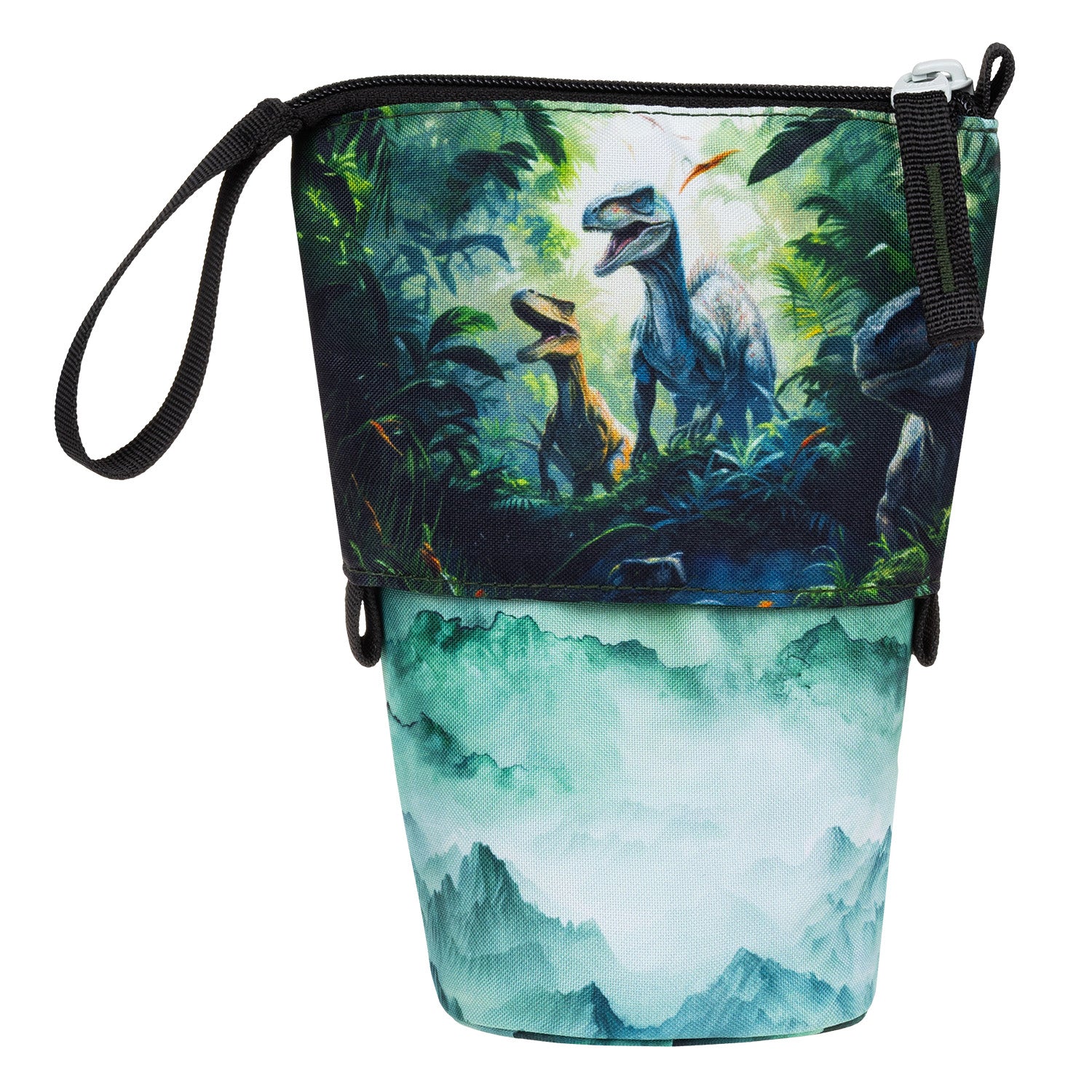 baagl-pop-up-dino-trousse-scolaire-pot-crayons-recycl-e image 4