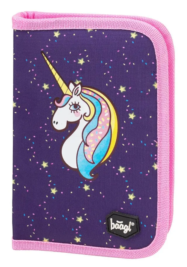 baagl-classic-unicorn-trousse-scolaire-1-compartiment image 1